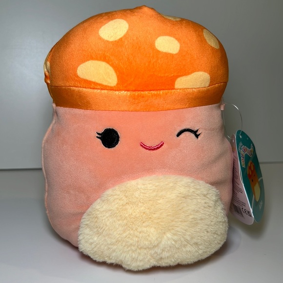 Squishmallows Alba the Mushroom Stuffed Plush 8" - Picture 2 of 9